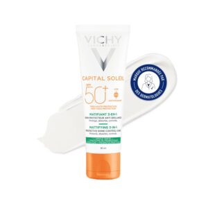 SOIN MATIFIANT 3-EN-1 SPF 50+
